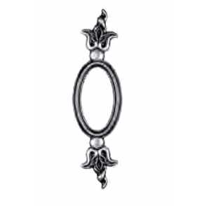 Кованый декоративный узор двусторонний арт. 163 разм. 24x7