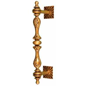 Кованая дверная ручка арт. 164 разм. 34x5x9