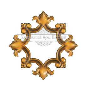 Кованый декоративный узор двусторонний арт. 1709 разм. 19,5x19,5