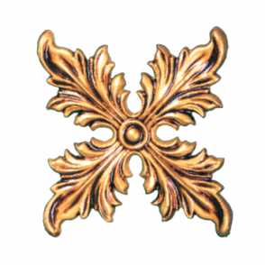 Кованый цветок односторонний арт. 170 разм. 18x12