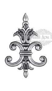 Кованый декоративный узор двусторонний арт. 1712 разм. 10x16