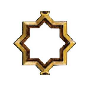 Кованый декоративный узор двусторонний арт. 1713 разм. 12x12