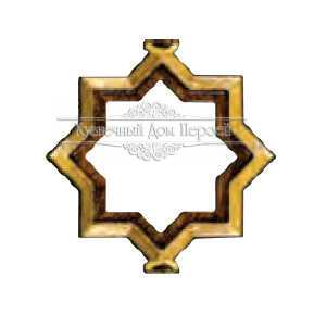 Кованый декоративный узор двусторонний арт. 1713 разм. 12x12