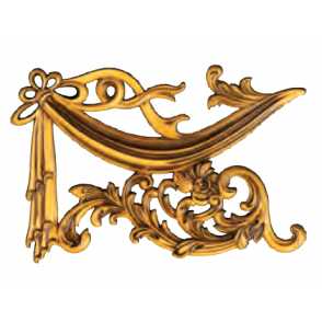 Кованый декоративный узор односторонний арт. 1715 разм. 48,5x32