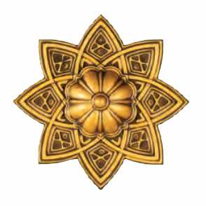 Кованый декоративный узор односторонний арт. 1720 разм. 25x25