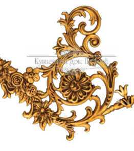 Кованый декоративный узор односторонний арт. 1723 разм. 41,5x36
