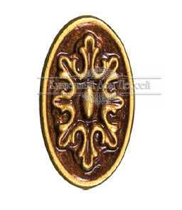 Кованый декоративный узор односторонний арт. 172 разм. 5x9