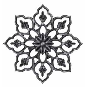 Кованый декоративный узор односторонний арт. 1737 разм. 28