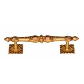 Кованая дверная ручка литье арт. 1738, разм. 27х5 см