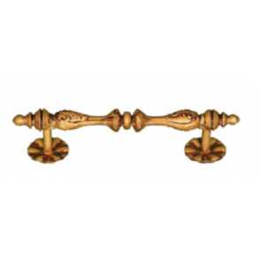 Кованая дверная ручка литье арт. 1739, разм. 27х5 см