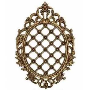 Кованая розетка арт. 1740 разм 53,5x37 односторонняя