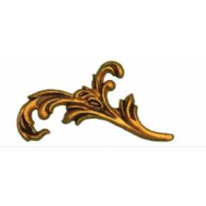 Кованые листья арт. 1750, разм. 18х10 см