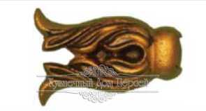 Кованая литая накладка литье арт. 1752, разм. 6,5*5 см