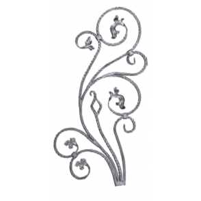 Кованая розетка арт. 180 разм. 100x47