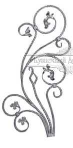 Кованая розетка арт. 180 разм. 100x47