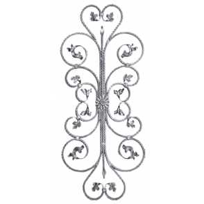 Кованая розетка арт. 189 разм. 60x140