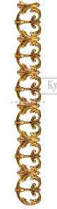 Кованый декоративный узор двусторонний арт. 192 разм. 48x12