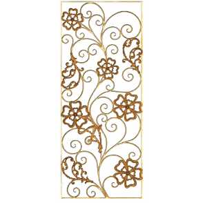 Кованая декоративная панель арт. 1987 разм. 80x195
