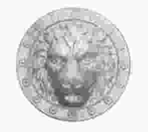 Стальная голова льва (малая) арт. SK20.01.1 разм. 180