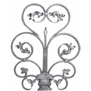 Кованая розетка арт. 201 разм. 75x60