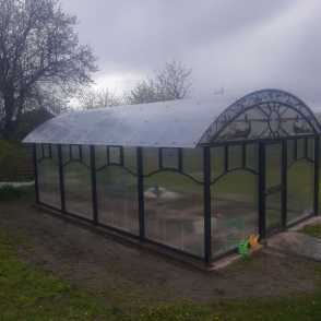 Кованый навес 5