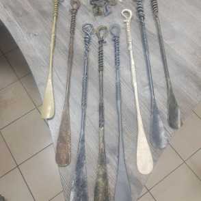 Кованая ложка для обуви