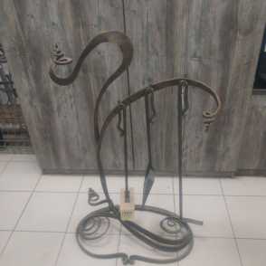 Кованый каминный набор 22