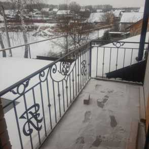 Кованое ограждение балкона 12