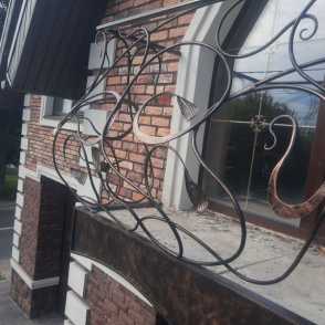 Кованое ограждение балкона 14