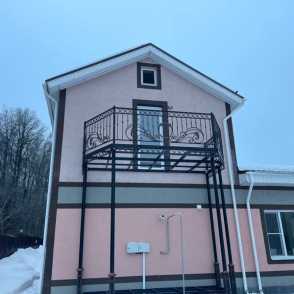 Кованое ограждение балкона 13