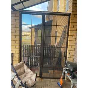 Кованая дверь с элементами ковки 6