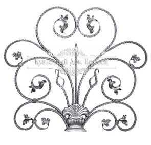 Кованая розетка арт. 204 разм. 95x90