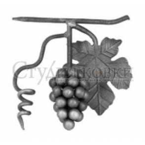 Кованый виноград с листом арт. SK21.06 разм. 180x180