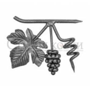 Кованый виноград с листом арт. SK21.07 разм. 150x120