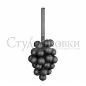Кованая виноградная гроздь арт. SK21.09 разм. 120x55