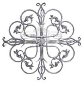Кованая розетка арт. 210 разм. 85x85