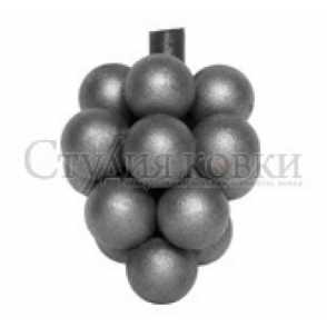 Кованая виноградная гроздь арт. SK21.13.2 разм. 58x47