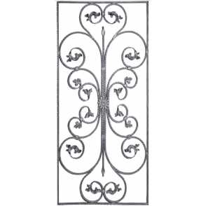 Кованая декоративная панель арт. 214 разм. 80x160