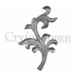 Кованый лист арт. SK22.01L разм. 215x130 (6мм)