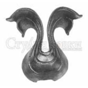 Кованый лист арт. SK22.08 разм. 89x89 (4мм)