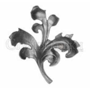 Кованый лист арт. SK22.10L разм. 155x135 (5мм)