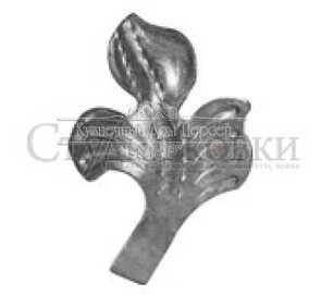 Кованый лист арт. SK22.12.2R разм. 90x65 (1.8мм)