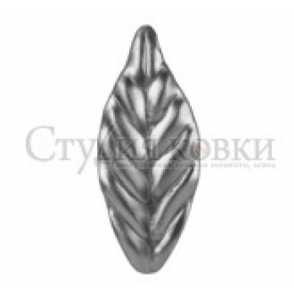 Кованый лист арт. SK22.16.3 разм. 76x32 (1.5мм)