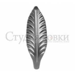Кованый лист арт. SK22.16.4 разм. 141x46 (1.5мм)