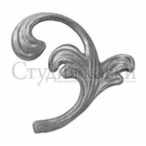 Кованый лист арт. SK22.19R разм. 95x100 (4мм)