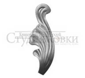 Кованый лист арт. SK22.20.1R разм. 115x50 (2мм)