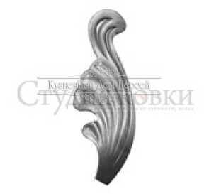 Кованый лист арт. SK22.20.3R разм. 190x65 (2мм)