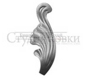 Кованый лист арт. SK22.20.4R разм. 190x65 (2мм)