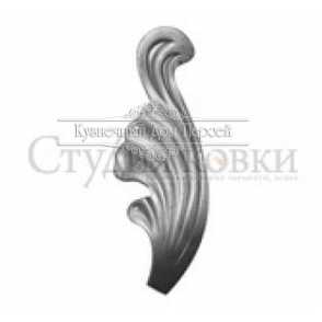 Кованый лист арт. SK22.21.1R разм. 83x30 (1.5мм)