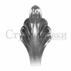 Кованый лист арт. SK22.27.2 разм. 90x45 (1.2мм)